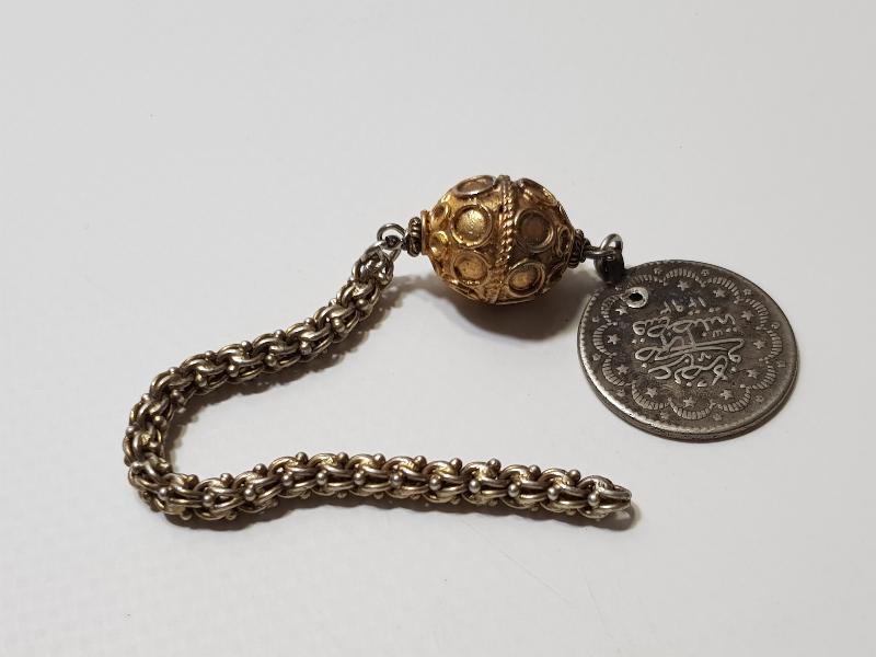 OSMANLI 5 KURUŞLU GÜMÜŞ TESPİH SALLAMASI