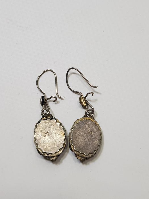 AKİK TAŞLI GÜMÜŞ KÜPE