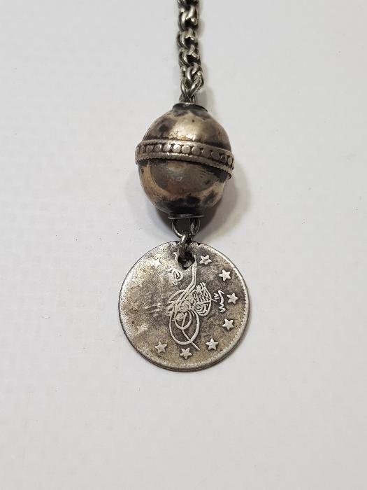 OSMANLI 2 KURUŞLU GÜMÜŞ TESPİH SALLAMASI