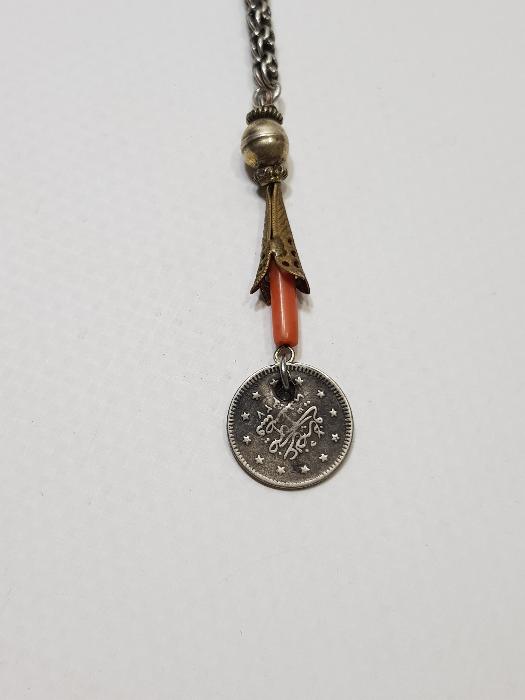 OSMANLI 1 KURUŞLU GÜMÜŞ TESPİH SALLAMASI