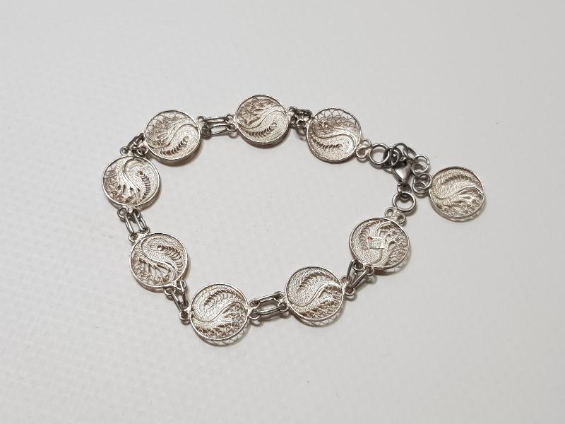 GÜMÜŞ TELKARİ BİLEKLİK