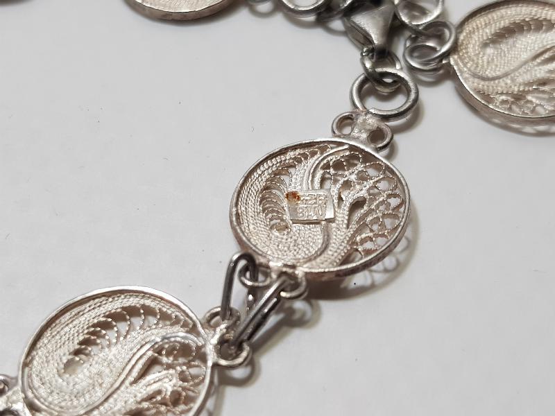 GÜMÜŞ TELKARİ BİLEKLİK