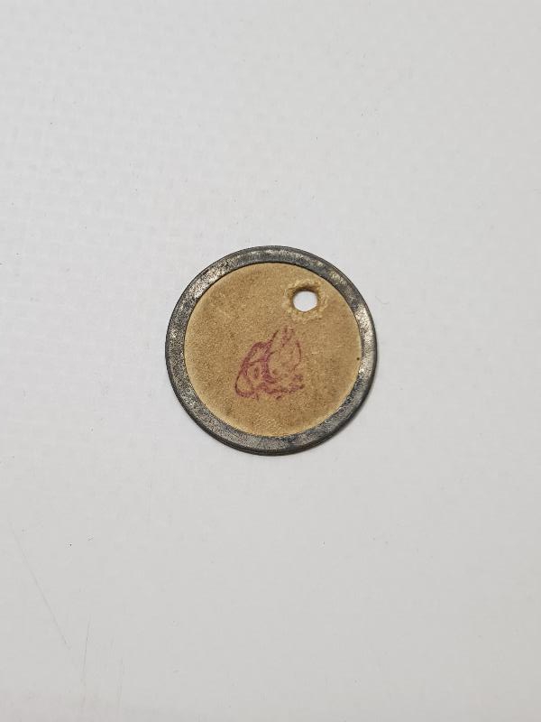 OSMANLICA VE TÜRKÇE YAZILI ÇOK NADİR JETON