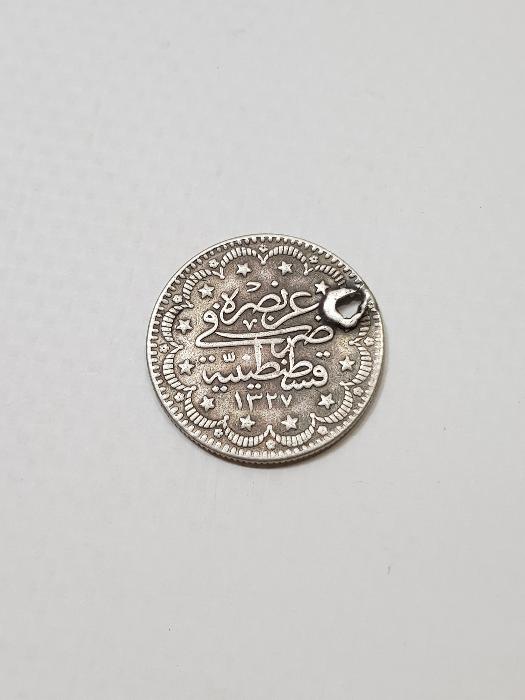 SULTAN MEHMED REŞAD HAN DÖNEMİ GÜMÜŞ 5 KURUŞ MECİDİYE PARA