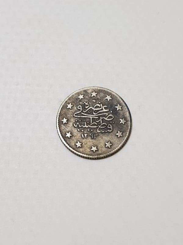 SULTAN ABDÜLHAMİT DÖNEMİ GÜMÜŞ 2 KURUŞ