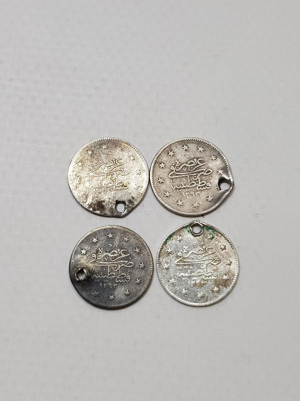 SULTAN ABDÜLHAMİT DÖNEMİ GÜMÜŞ 2 KURUŞ LOTU