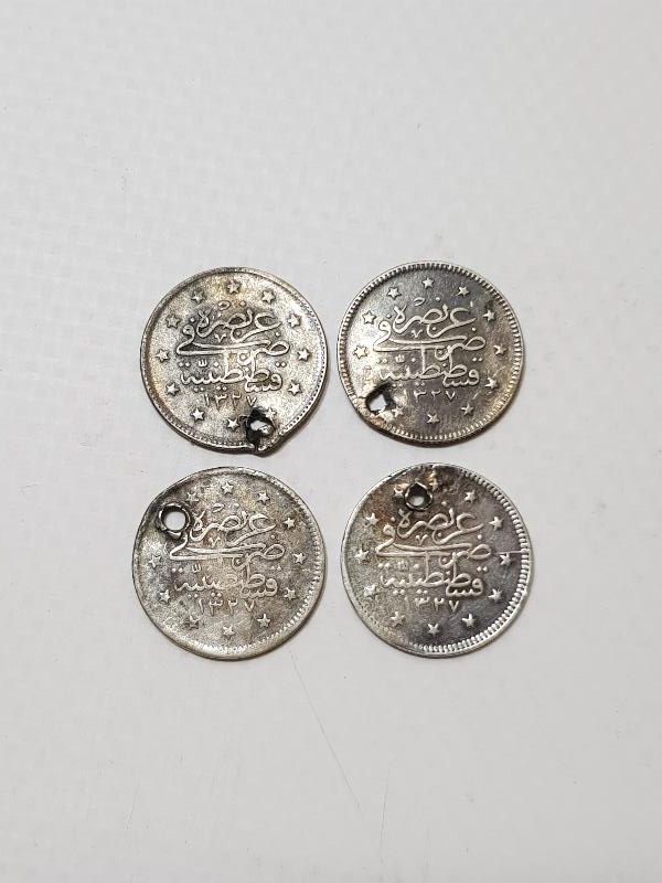 SULTAN MEHMET REŞAT DÖNEMİ GÜMÜŞ 2 KURUŞ LOTU