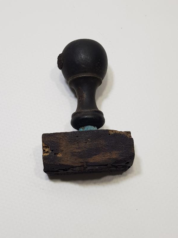 OSMANLICA YAZILI BALIKESİR TİCARET VE ZAHİRE BORSASI MÜHRÜ