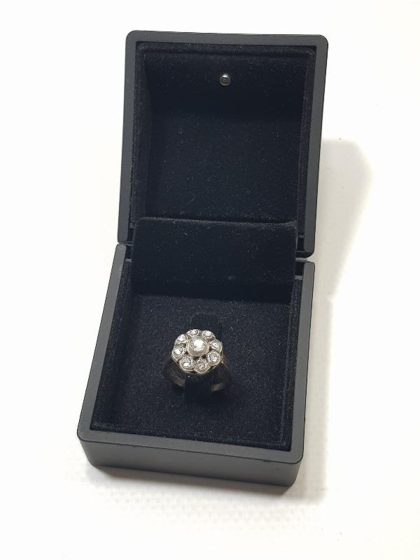 OSMANLI DÖNEMİ PAPATYA MODEL ELMAS TAŞLI ALTIN YÜZÜK