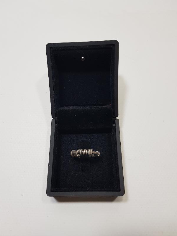 TEL SARMA DİZAYN GÜMÜŞ YÜZÜK