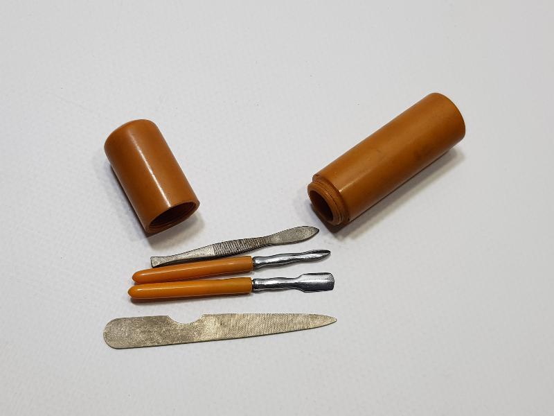 OSMANLI DÖNEMİ KUTUSUNDA KATALİN MANİKÜR PEDİKÜR TAKIMI