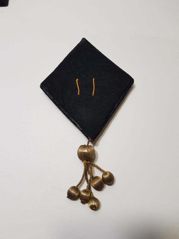 OSMANLI DÖNEMİ ALTIN VE GÜMÜŞ SIRMA İŞLEMELİ ÇOK NADİR GELİN SAÇ SÜSÜ