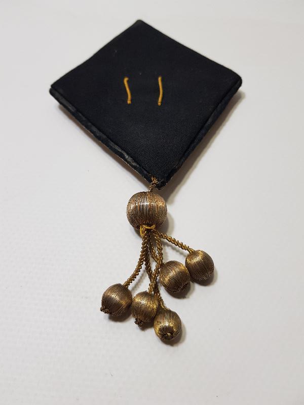 OSMANLI DÖNEMİ ALTIN VE GÜMÜŞ SIRMA İŞLEMELİ ÇOK NADİR GELİN SAÇ SÜSÜ