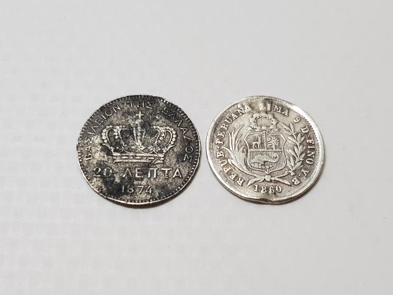 1860 VE 1874 TARİHLİ GÜMÜŞ PARALAR