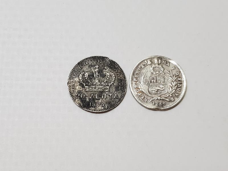 1860 VE 1874 TARİHLİ GÜMÜŞ PARALAR