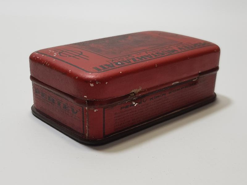 PERTEV MÜSTAHZARATI TENEKE KUTU