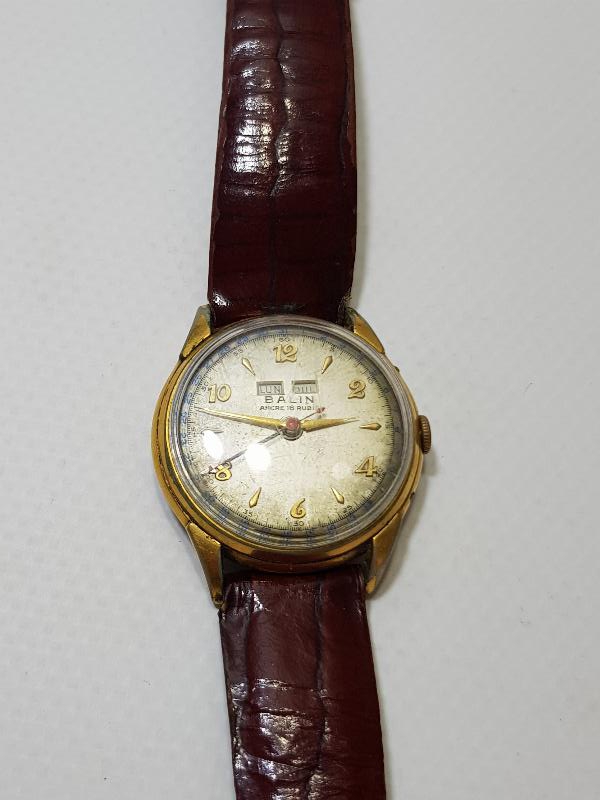 BALIN MARKA TAKVİMLİ NADİR KOL SAATİ