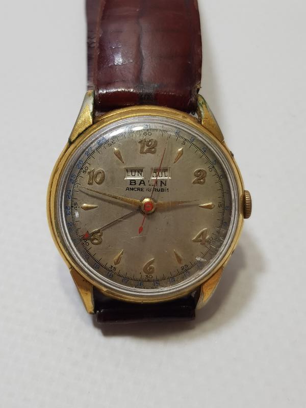 BALIN MARKA TAKVİMLİ NADİR KOL SAATİ