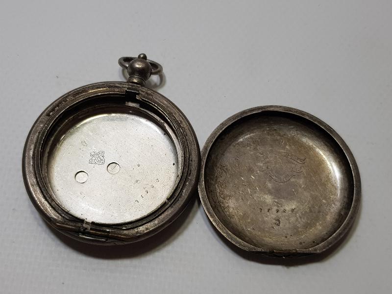 OSMANLI DÖNEMİ GÜMÜŞ SAAT KASASI VE MEKANİZMASI