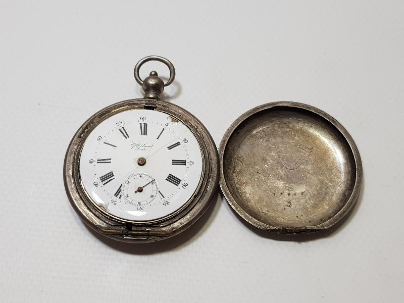 OSMANLI DÖNEMİ GÜMÜŞ SAAT KASASI VE MEKANİZMASI