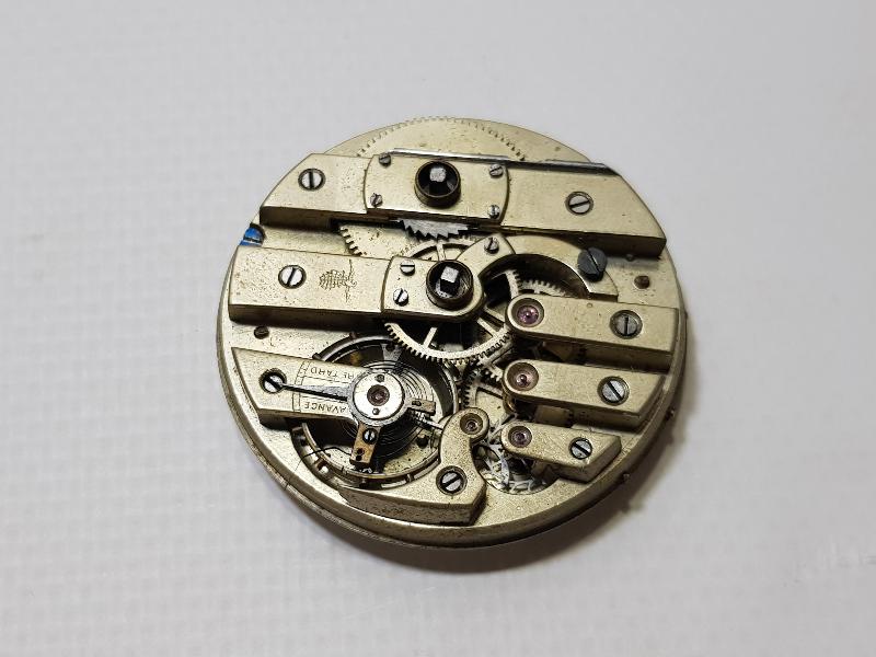 OSMANLI DÖNEMİ GÜMÜŞ SAAT KASASI VE MEKANİZMASI