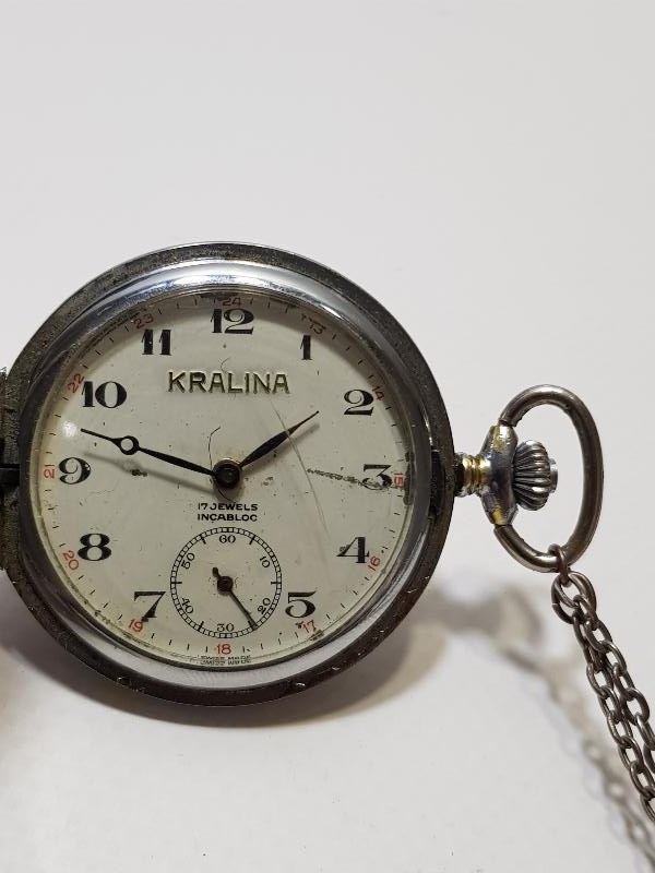 ANTİKA KRALINA MARKA KURMALI CEP SAATİ