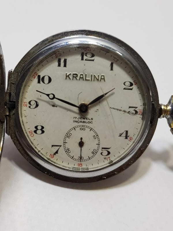 ANTİKA KRALINA MARKA KURMALI CEP SAATİ