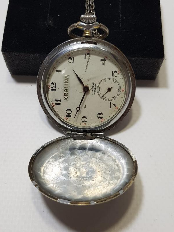 ANTİKA KRALINA MARKA KURMALI CEP SAATİ