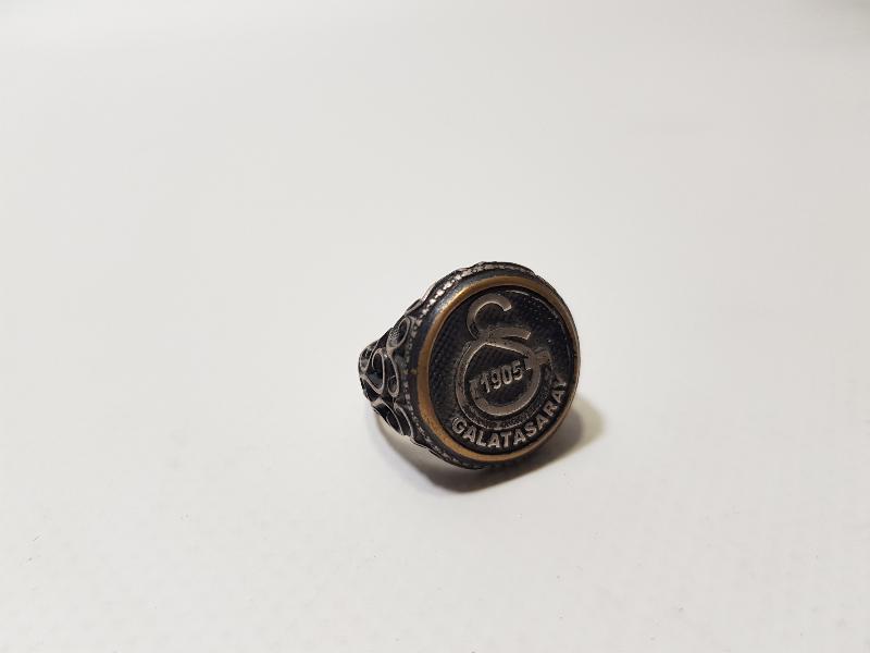 GS AMBLEMLİ GÜMÜŞ YÜZÜK