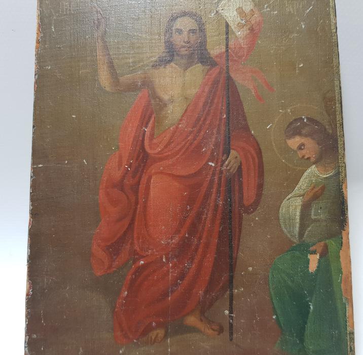 OSMANLI DÖNEMİ EL BOYAMA İKONA