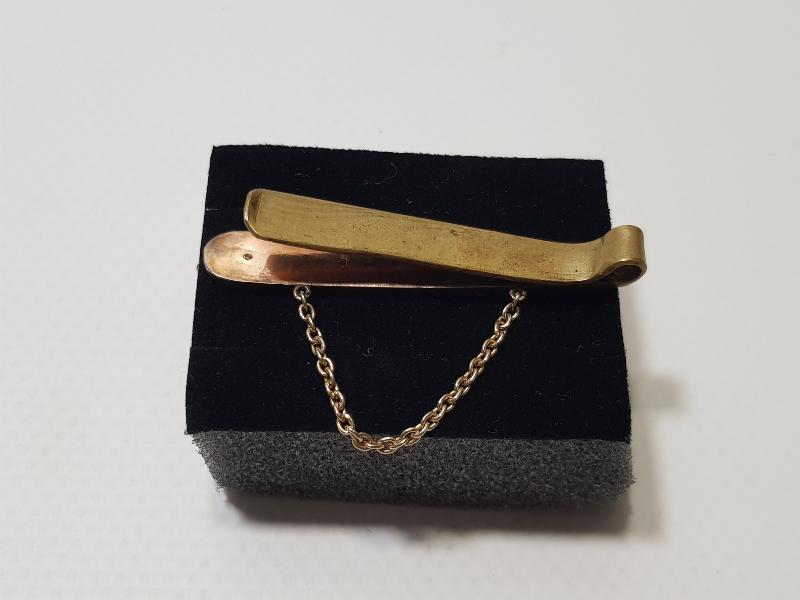 OLTU TAŞLI ANTİKA ALTIN KRAVAT İĞNESİ