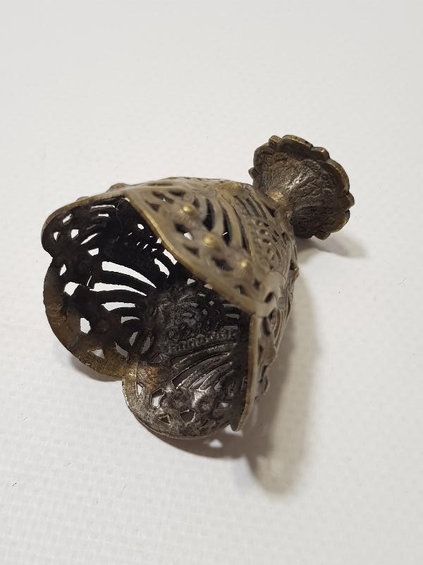 OSMANLI DÖNEMİ SÜLEYMANİYE İŞİ KIL TESTERE İŞÇİLİKLİ KAHVE FİNCANI ZARFI