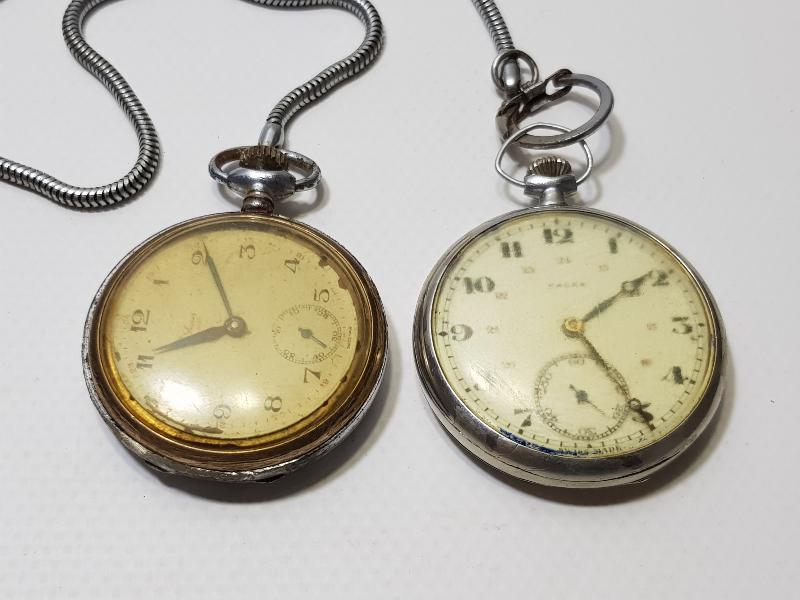 İKİ ADET ANTİKA CEP SAATİ