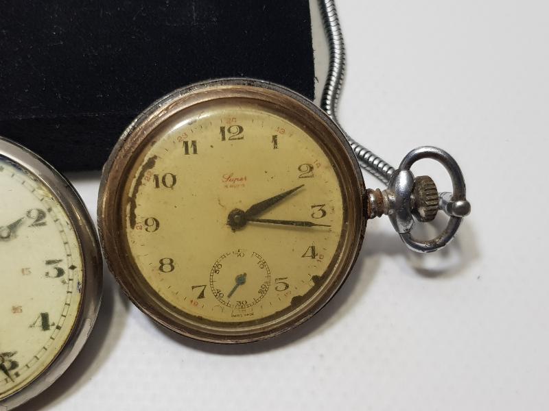 İKİ ADET ANTİKA CEP SAATİ