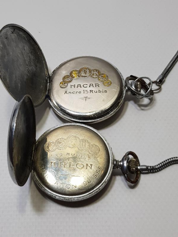 İKİ ADET ANTİKA CEP SAATİ