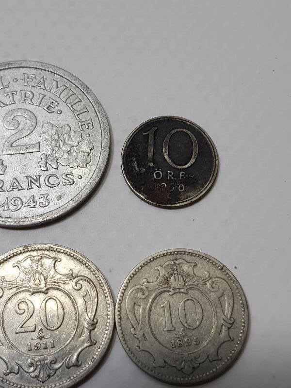 20 ADET ANTİKA YABANCI PARA