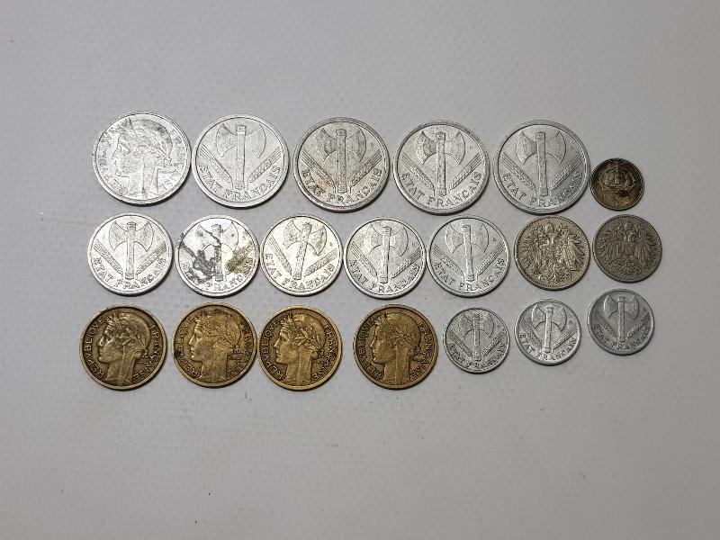 20 ADET ANTİKA YABANCI PARA