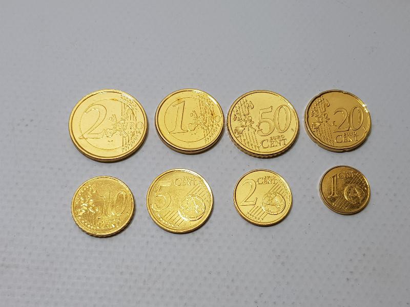 1999-2002 ALTIN KAPLAMA EURO HATIRA PARA SETİ