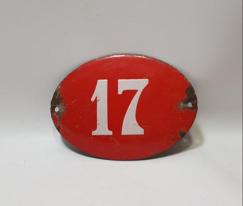 ANTİKA EMAYE KAPI NUMARASI