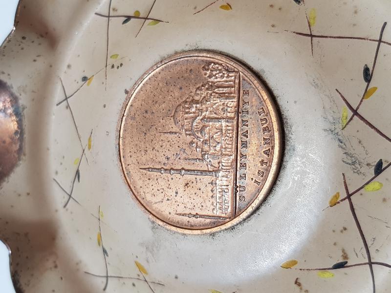 İSTANBUL SÜLEYMANİYE CAMİ GÖRSELLİ BAKIR DUVAR TABAĞI