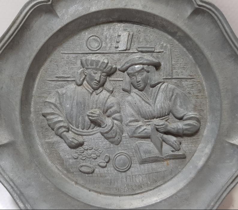 ANTİKA ZINN DUVAR TABAĞI