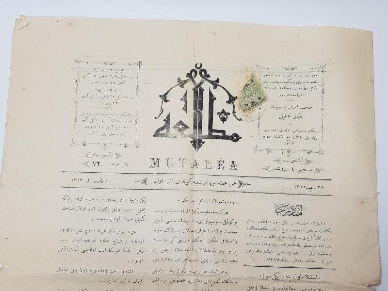 OSMANLI DÖNEMİ ÇOK NADİR MUTALEA MECMUASI