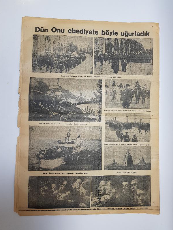 20 KASIM 1938 SON POSTA GAZETESİ - ATATÜRK'ÜN VEFAT HABERLERİ