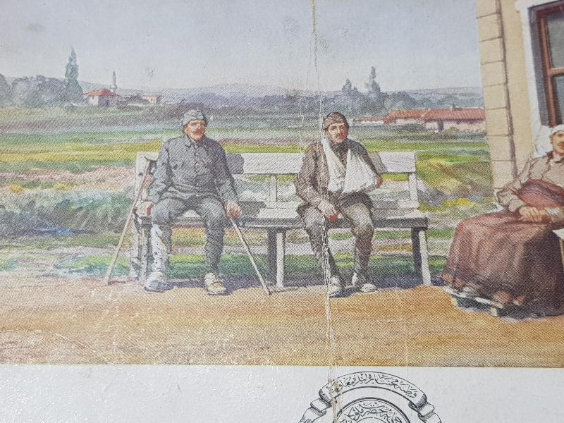 1. DÜNYA SAVAŞI ÇOK NADİR HİLAL İ AHMER KARTPOSTAL