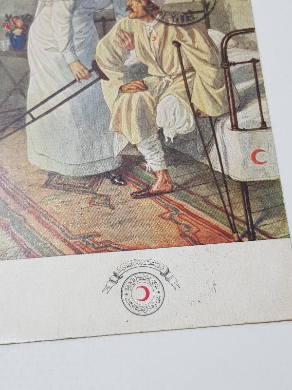 1. DÜNYA SAVAŞI ÇOK NADİR HİLAL İ AHMER KARTPOSTAL