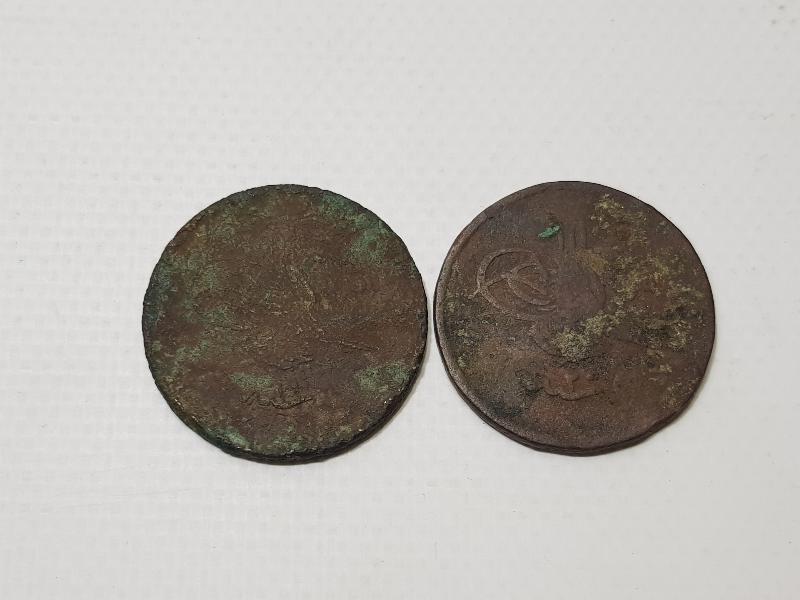 SULTAN ABDÜLMECİT DÖNEMİ 2 ADET BAKIR 40 PARA