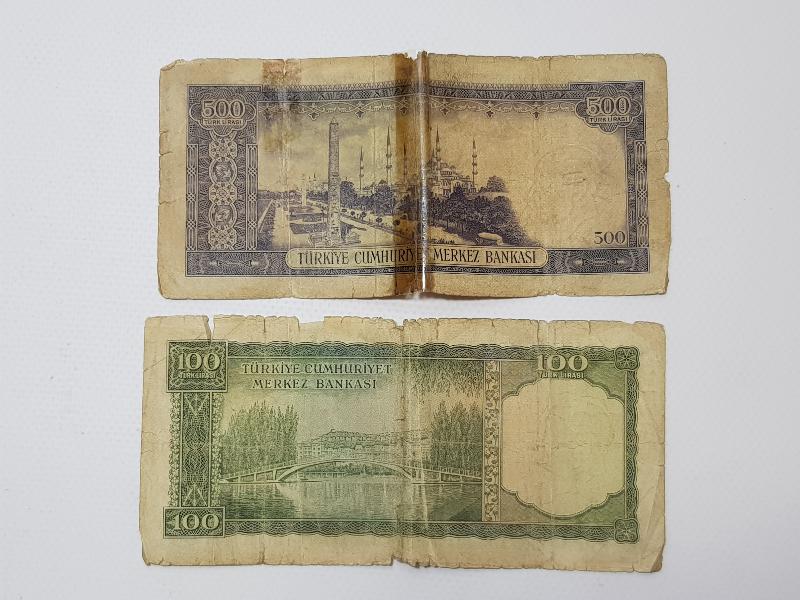 5. EMİSYON 100 LİRA VE 500 LİRA