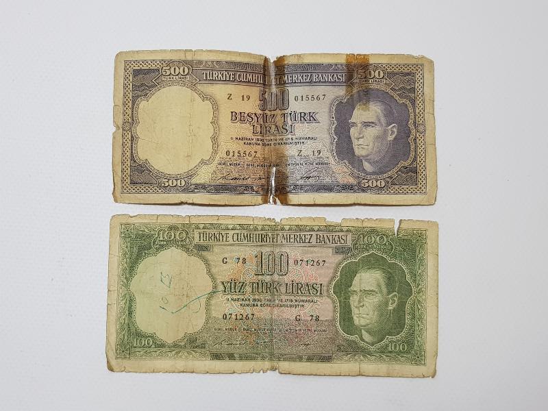 5. EMİSYON 100 LİRA VE 500 LİRA