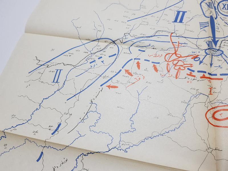 OSMANLICA BÜYÜK TAARRUZ HARİTA KROKİSİ