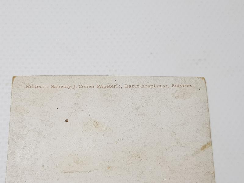 OSMANLI DÖNEMİ ÇOK NADİR İZMİR KARTPOSTALI